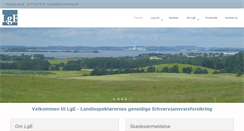 Desktop Screenshot of lge-forsikring.dk